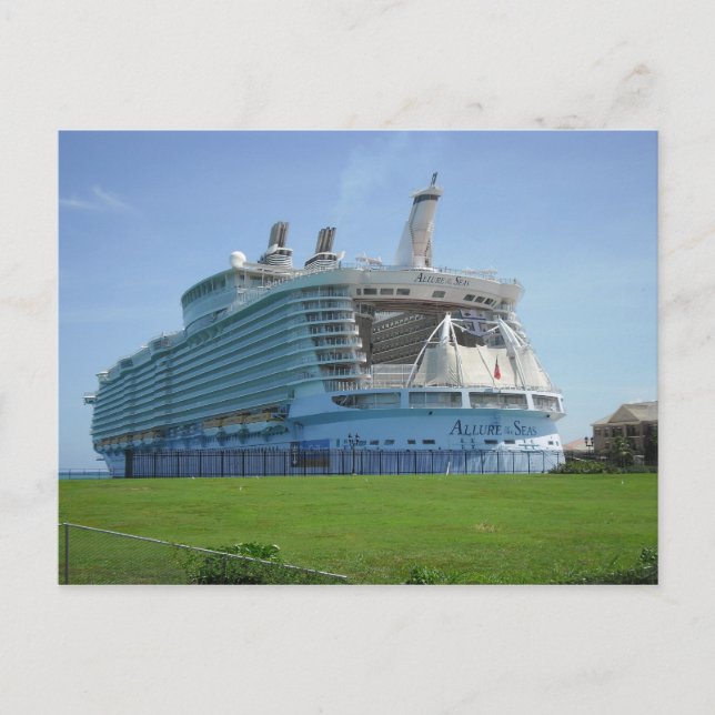 Cartão Postal Falmouth Cruise Ship Pier (Frente)