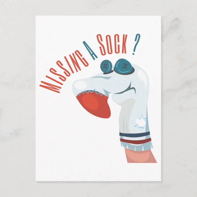 Cartão Postal Falta Uma Meia? (Frente)