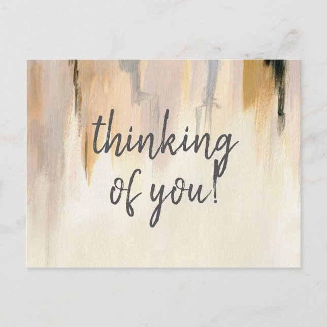 Cartão Postal Faltando seus pincéis de aquarela (Frente)