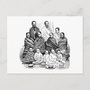 Cartão Postal Família de Hova