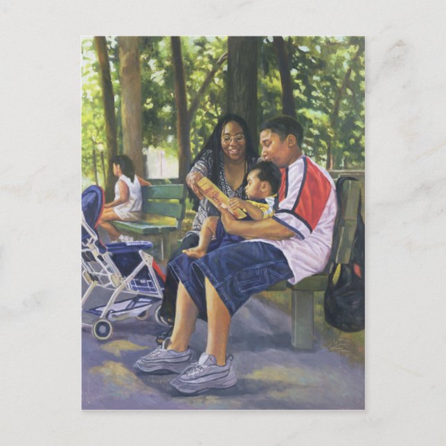 Cartão Postal Família no Parque 1999 (Frente)