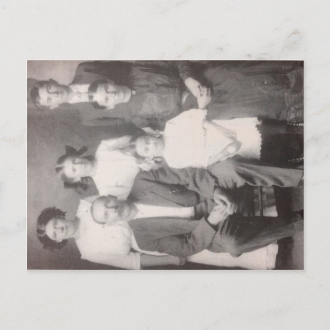 CARTÃO POSTAL FAMÍLIA OTTO E ANNA FABIANKE (Frente)