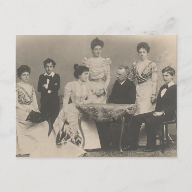 Cartão Postal Família real (parentes Sissi) da Baviera #041B (Frente)