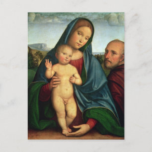 Cartão Postal Família Santa