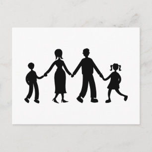 Cartão Postal Família Unida