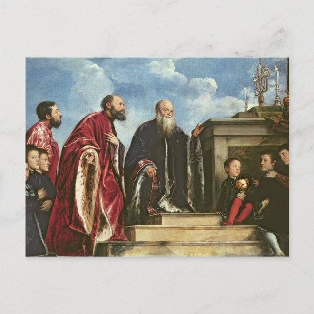 Cartão Postal Família Vendramin, 1543-47 (óleo na canvas) (Frente)