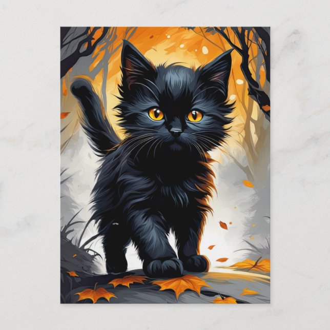 Cartão Postal Familiar de Rookie Witch (Frente)