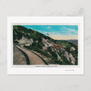 Cartão Postal Famosa Ponte Circular, Monte LoweMt. Lowe, CA