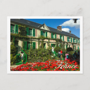 Cartão Postal Famosa Residência de Claude Monet Giverny França