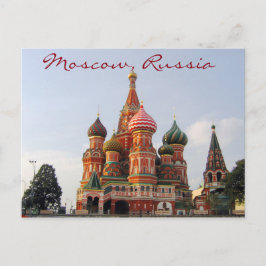 Cartão Postal Famosa Rua de Moscou.