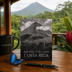 Cartão postal famoso do ARENAL VOLCANO Costa Rica
