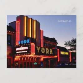 Cartão Postal Famoso do teatro de York, gema restaurada em