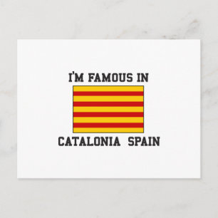 Cartão Postal Famoso Na Espanha Da Catalunha