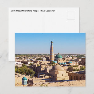 Cartão Postal Famous Khiva - Uzbequistão