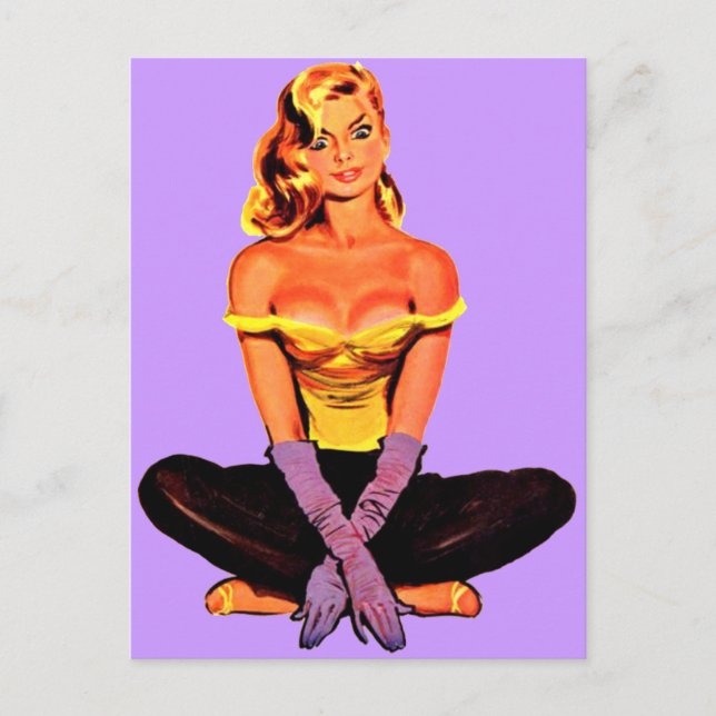 Cartão Postal Fan Girl (Frente)