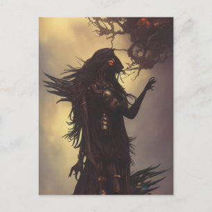 Cartão Postal Fantasia Dark Sci-Fi