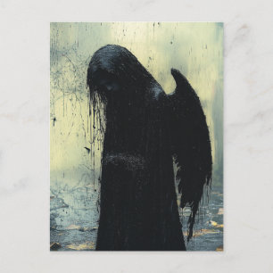 Cartão Postal Fantasia de Anjo Negro