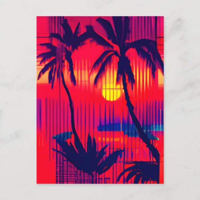 Cartão Postal Fantasía de Fuga Tropical (Frente)