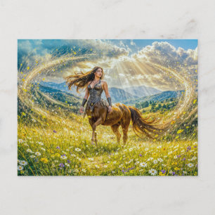 Cartão Postal Fantasia Dinâmica Centauride em Terra Mágica Radia
