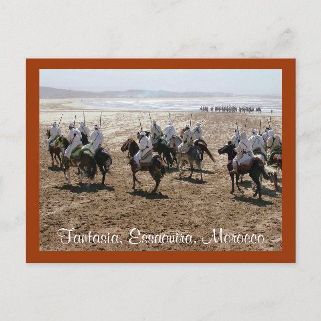 Cartão Postal Fantasia, Essaouira, Marrocos (Frente)