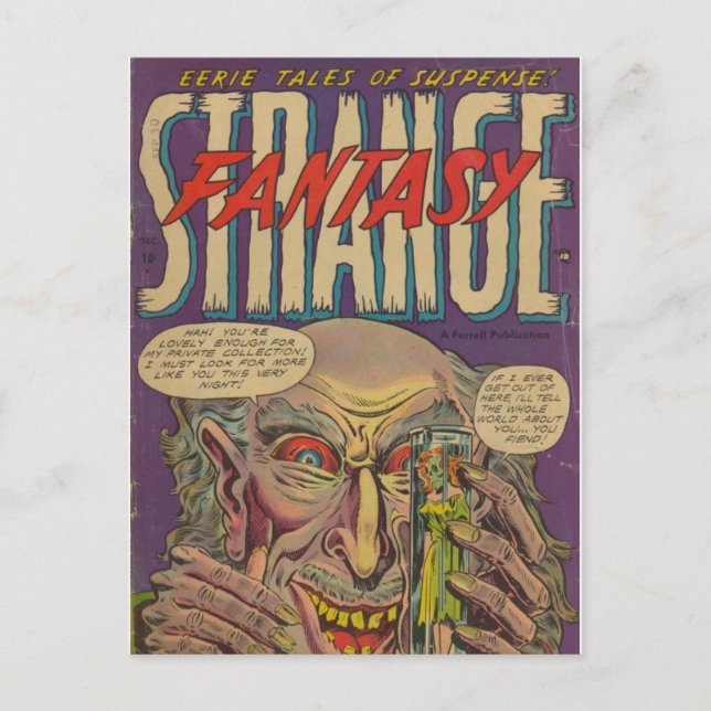 Cartão Postal fantasia estranha 2 (Frente)