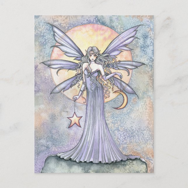 Cartão Postal Fantasia Fada Celestianna (Frente)