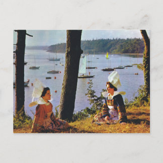 Cartão Postal fantasia tradicional bretã