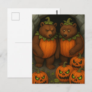 Cartão Postal Fantasias de Urso para Casais