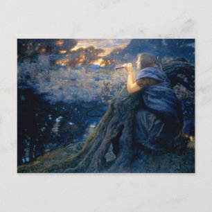 Cartão Postal Fantasias do Crepúsculo por Edward Robert Hughes