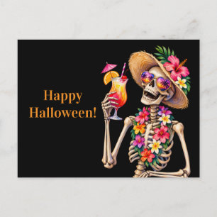 Cartão Postal Fantasias e Coquetéis Festa de Adultos Halloween