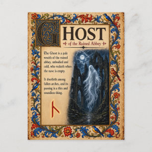 Cartão Postal Fantasma, Arte do Bestiário Medieval