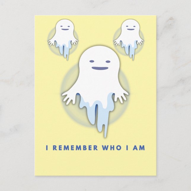 Cartão Postal Fantasma Bonita - Lembro-Me De Quem Sou (Frente)