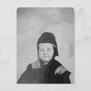 Cartão Postal Fantasma de Abraham Lincoln com Mary Lincoln 1869