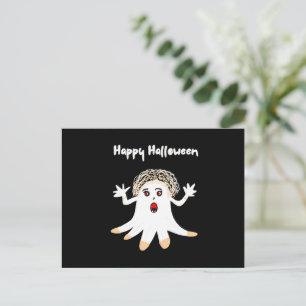 Cartão Postal Fantasma de Halloween