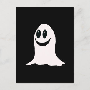 Cartão Postal Fantasma do Bom Halloween