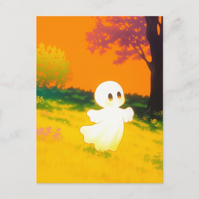 Cartão Postal Fantasma Feliz (Frente)