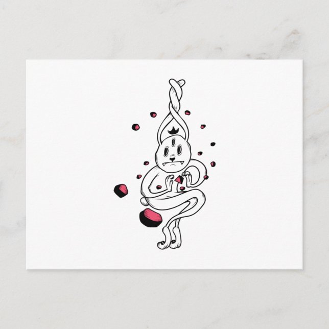 Cartão Postal Fantasma Tímido (Frente)