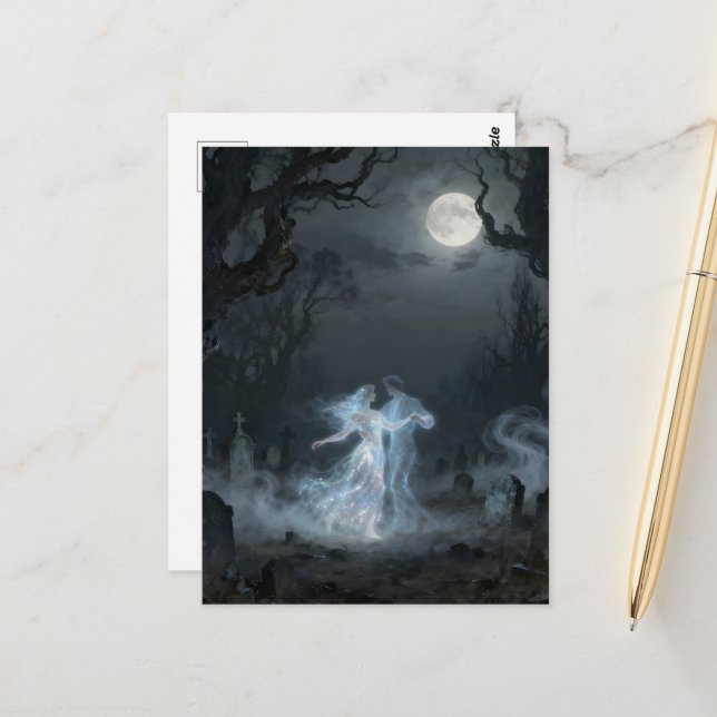 Cartão Postal Fantasmas Dançando numa Noite de Lua Cheia (Frente/Verso In Situ)