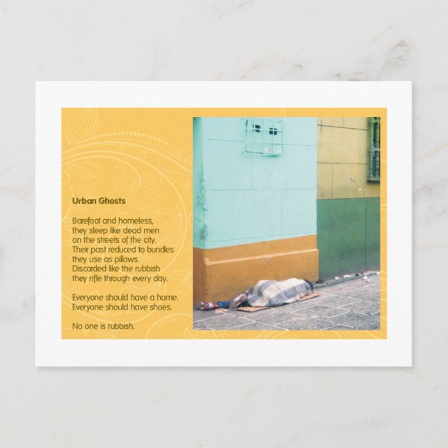 Cartão Postal Fantasmas urbanos (Frente)