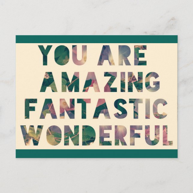 Cartão Postal Fantástico (Frente)