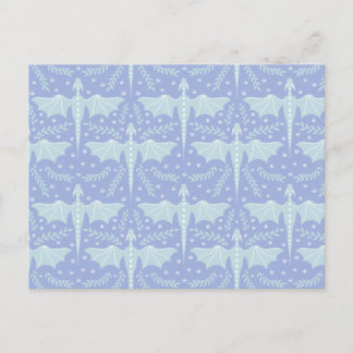 Cartão Postal Fantasy Botanical Dragon