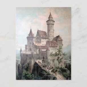 Cartão Postal Fantasy Castle