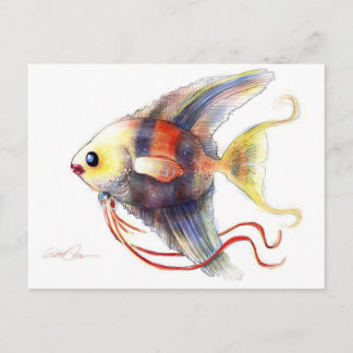 Cartão Postal Fantasy Fish: Angélica
