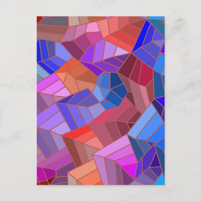 Cartão Postal Fantasy Mountains View from the Sky (Frente)