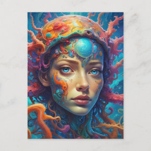 Cartão Postal Fantasy Retrait