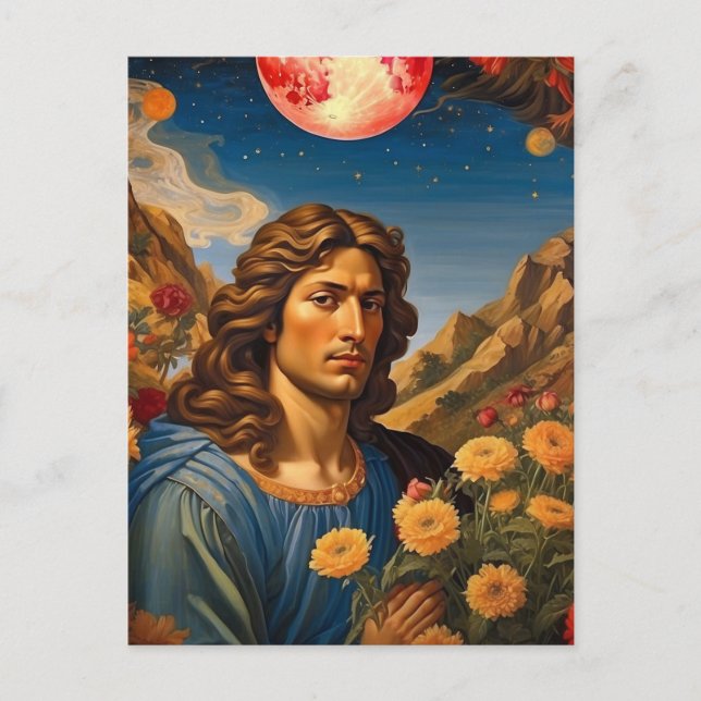 Cartão Postal *~* Fantasy Soldeir de Deus AP50 Universo Terra (Frente)