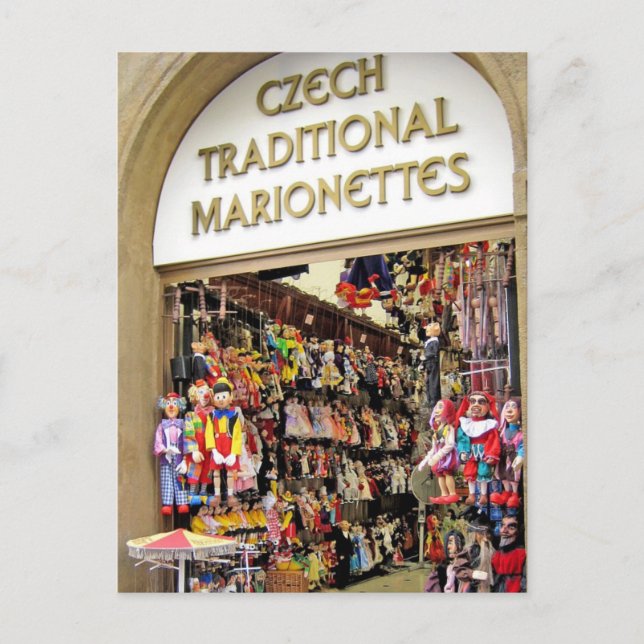 Cartão Postal Fantoche Checo (Frente)
