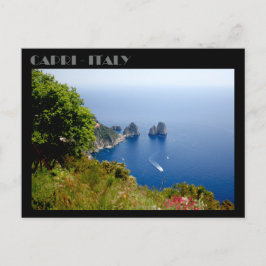Cartão Postal Faraglioni Rocks, Ilha de Capri