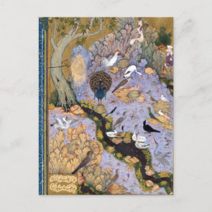 Cartão Postal Farid al-Din Attar O Concurso das Aves