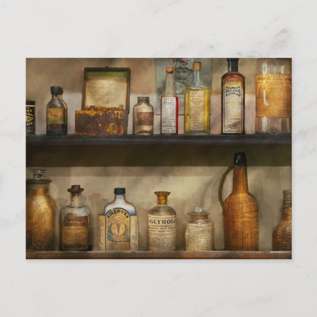 Cartão Postal Farmácia - Remédio do passado (Frente)